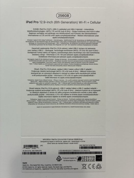 iPad Pro 12,9 M2 Cellular 256 GB + Pencil 2 + Logitech Combo Touch + K&M | idealny dla muzyka