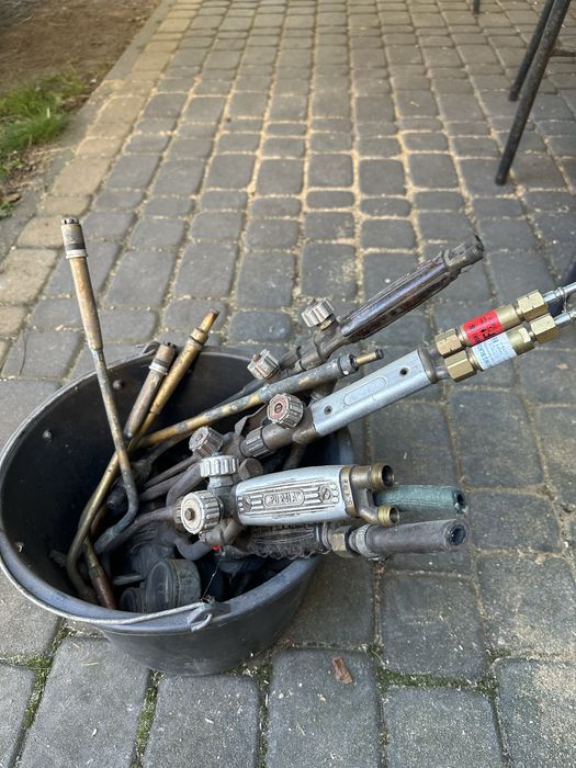 Palniki do cięcia gazowego komplet+wózek +reduktory,węże butla
