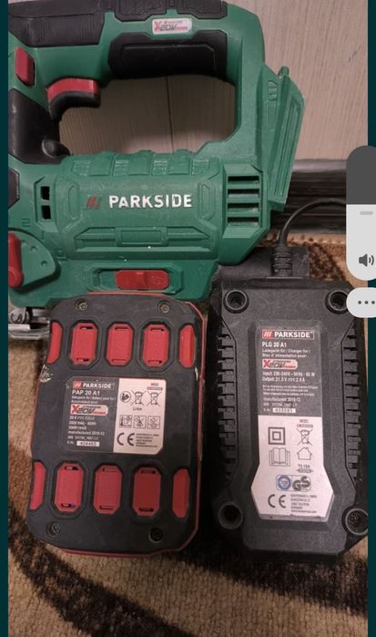 Лобзик аккумуляторный Parkside PSTDA 20-Li B3 (с одним 1 АКБ и ЗУ)