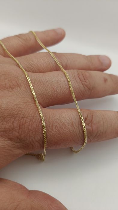 Złoty Łańcuszek Lisi Ogon 45cm Pr.585 Nowy Zapraszamy