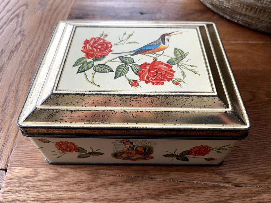 Puszka Pudełko na herbatę Niemeyer Holland Lata 1950/60 r.