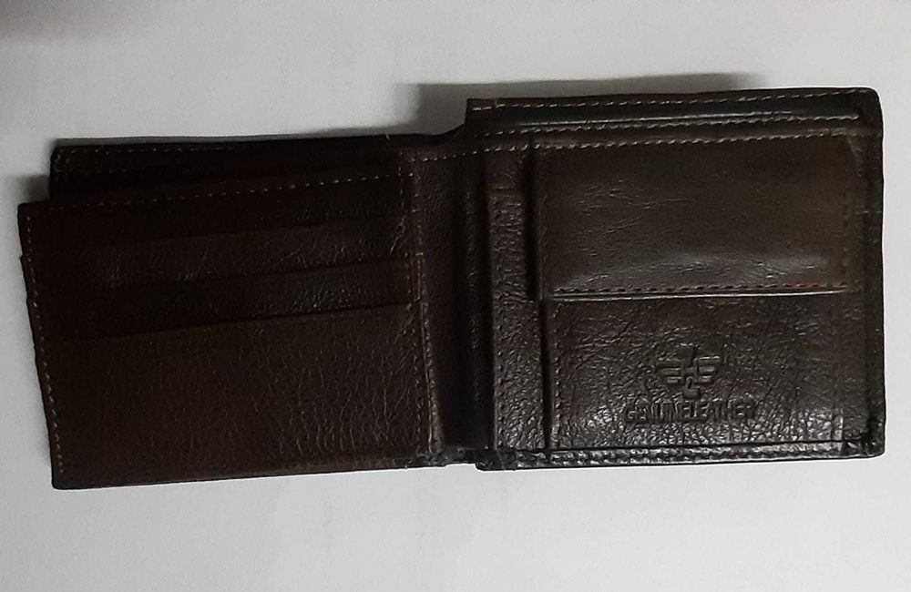 Carteira homem em pele
