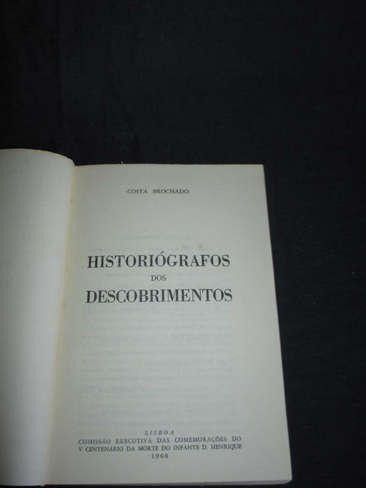 Livro Historiógrafos dos Descobrimentos Costa Brochado