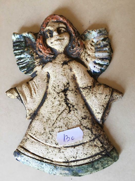 laleczka aniołek figurka ceramika