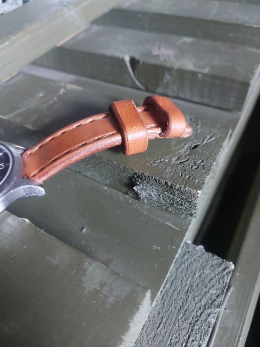 papasek do zegarka ręcznie robiony