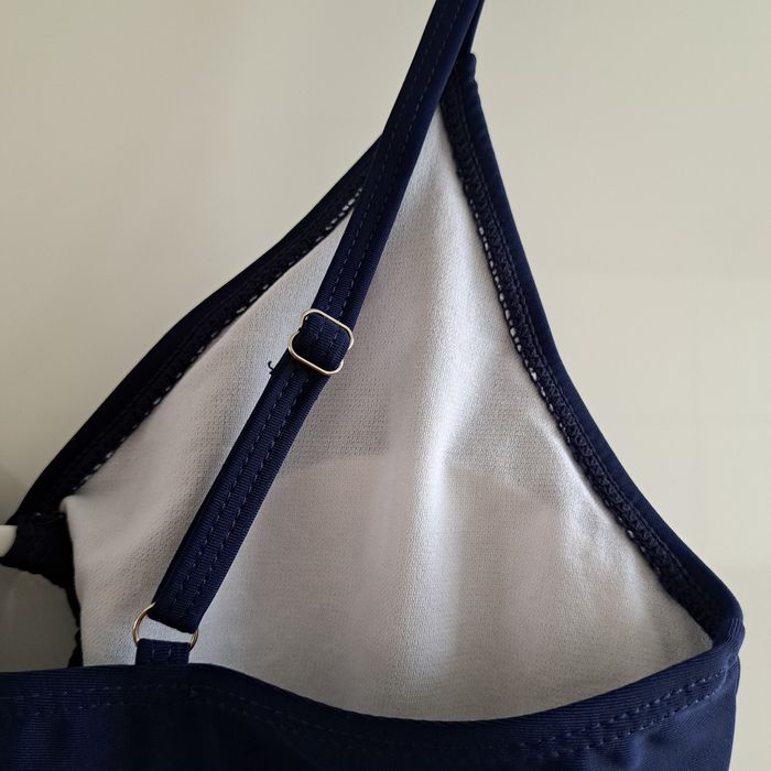 Nowy stanik biustonosz od stroju kąpielowego granatowy S