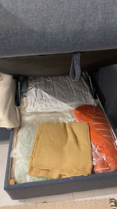 Sofá ESKILSTUNA chaise long azul