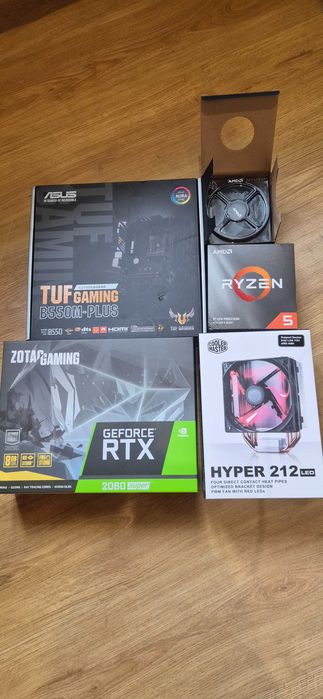PC Gaming / Workstation Ryzen 5 3600 + RTX 2060 Super 8GB + ASUS TUF B550M-PLUS