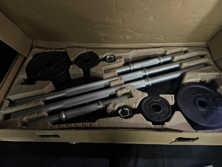 Kit de pesos para musculação441179701972848641