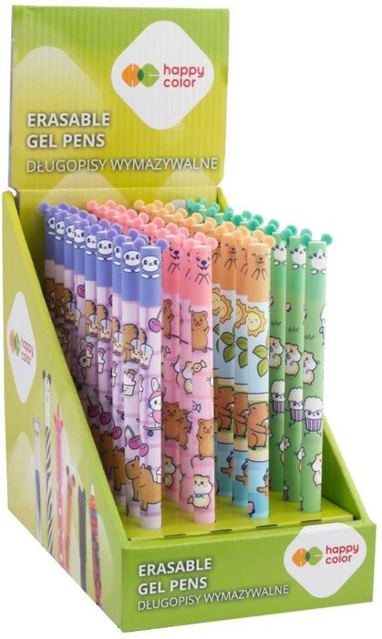 Długopis wymaz. Kapibara 0,5mm niebieski (36szt) GDD karton,160x110