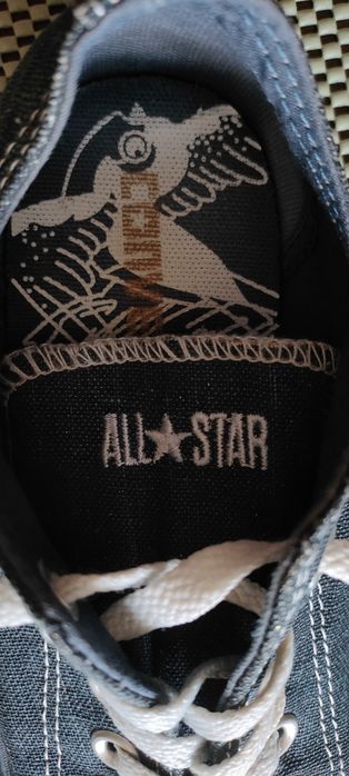 Nowe Oryginalne Trampki Converse Chuck Taylor 37 Limitowana edycja Granatowo-Złote