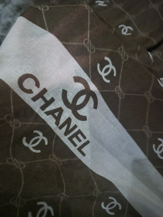новий шикарний шарф палантин Chanel Шоколад