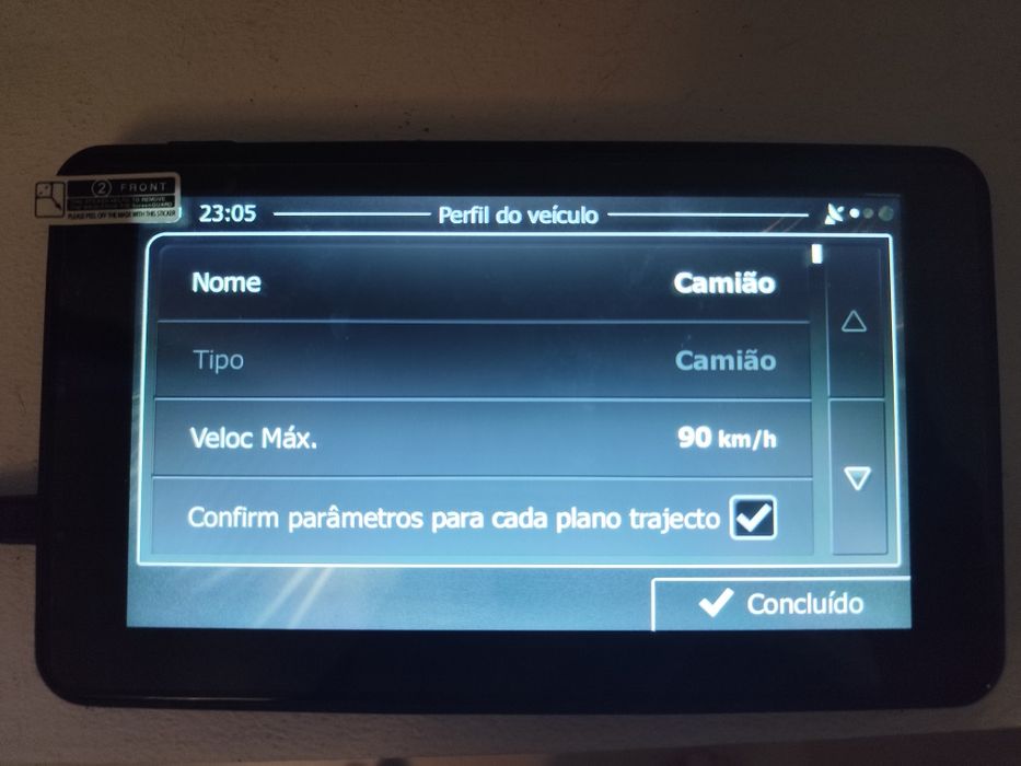 GPS camião como novo