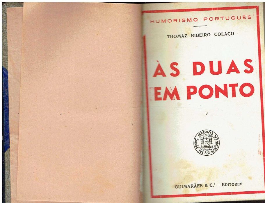 13998

Às duas em ponto 
de Tomás Ribeiro Colaço.
