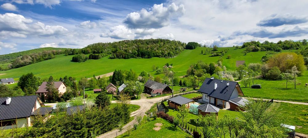 Domek przy szlaku bieszczady