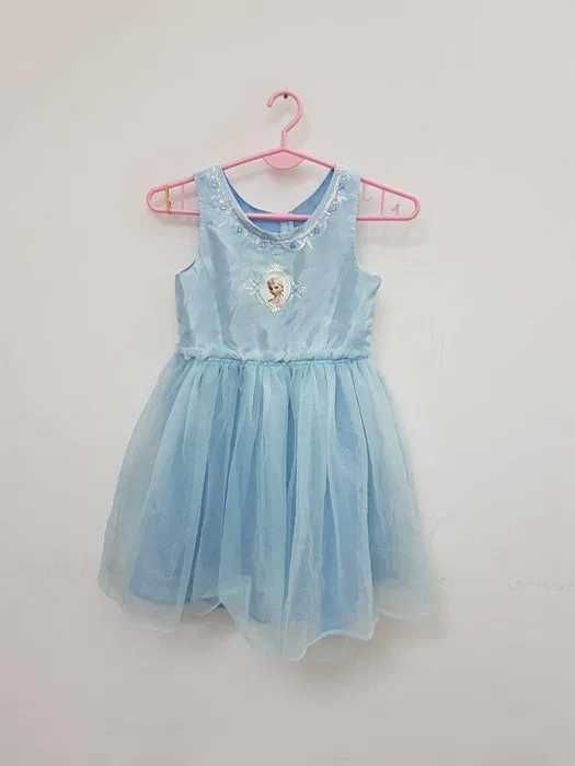 Sukienka przebranie Elsa Kraina Lodu H&M rozmiar 122 128 cm. GP051