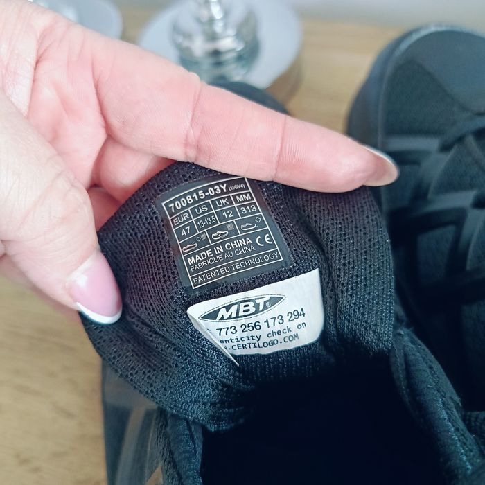 Buty MBT sport 4 czarne 47 kołyski
