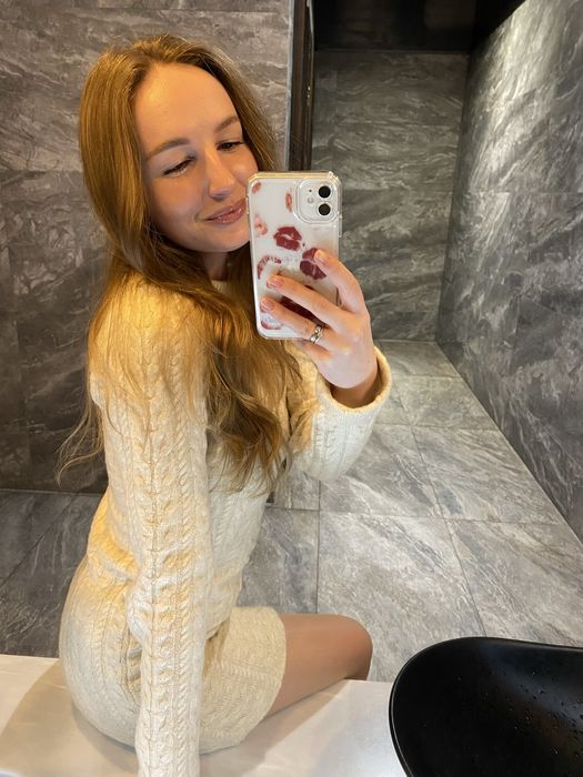 Сукня fashionista вʼязана твідова тепла коротка платье xs s сарафан