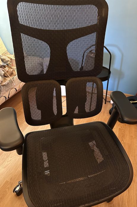 Cadeira de Escritório Ergonómica Sihoo – Preta – Estado Perfeito