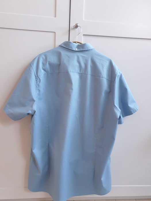 Niebieska koszula męska Next 2XL z krótkim rękawem