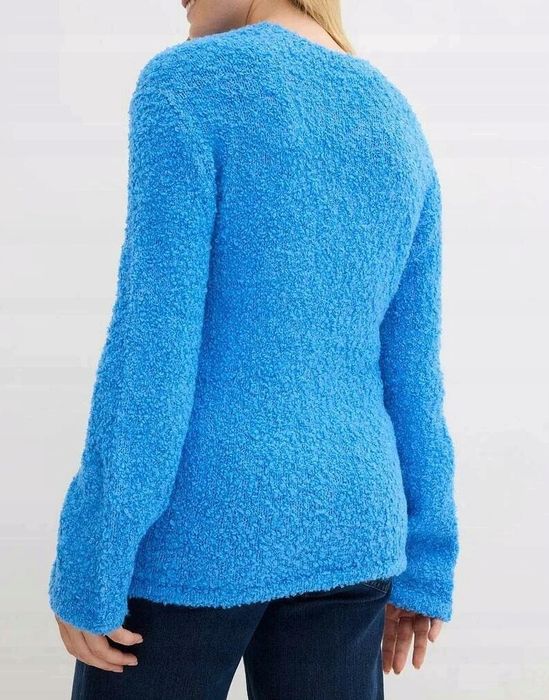 B,P.C sweter boucle niebieski mięciutki r.44/46