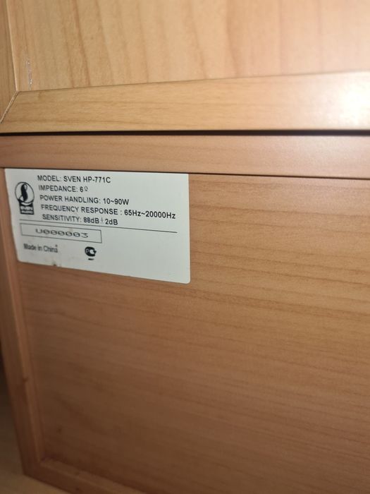 Продам колонки Sven с рессивером Kenwood