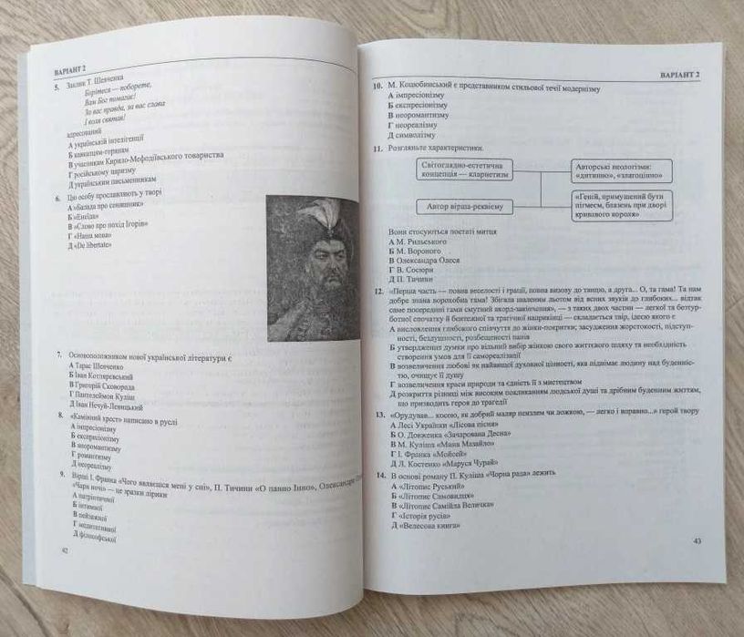 Книга дитяча ЗНО Білецька Українська мова Література Тренажер Посібник