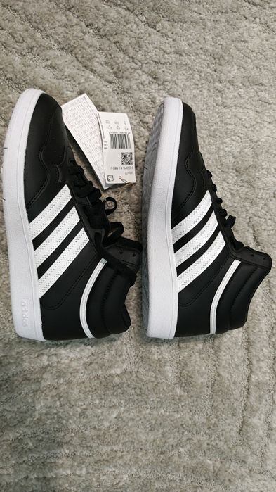 Adidas Hoops 4.0 mid junior, 37 1/3, nowe, czarne.