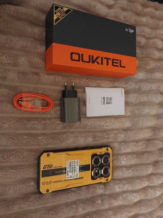 Smartphone OUKITEL WP60 5G 12/512GB 10000mAh 7,2" HD+ Android żółty
