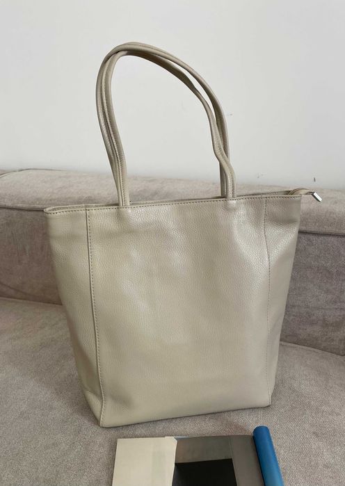 Велика шкіряна сумка шопер Італія