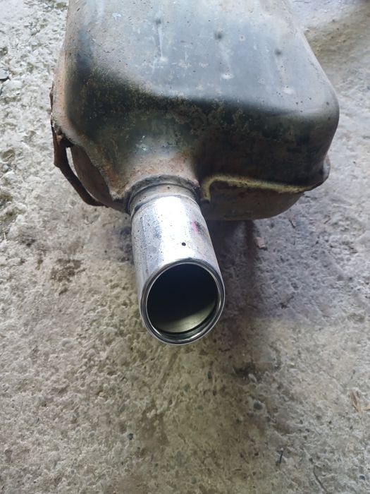 Вихлопна труба, задня банка на Фіат фрімо, глушник нт 2.0 дизель