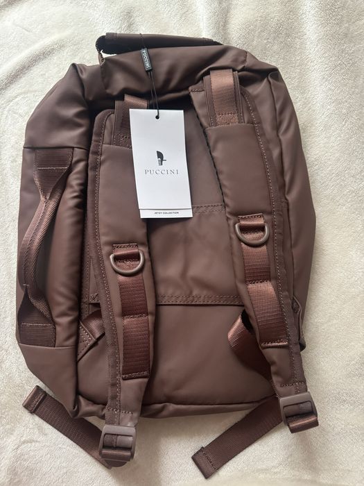 Brazowy plecak Puccini Jetzy cabin size S