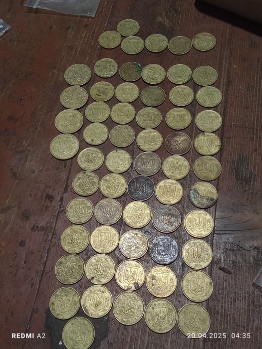 Продам 52-55монети номиналом 50 копеек 1992 г+6_1994г