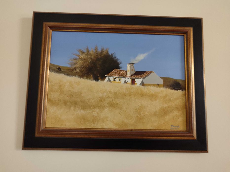 Quadros Pintura a Óleo – paisagem Alentejanas. Pedro Buisel