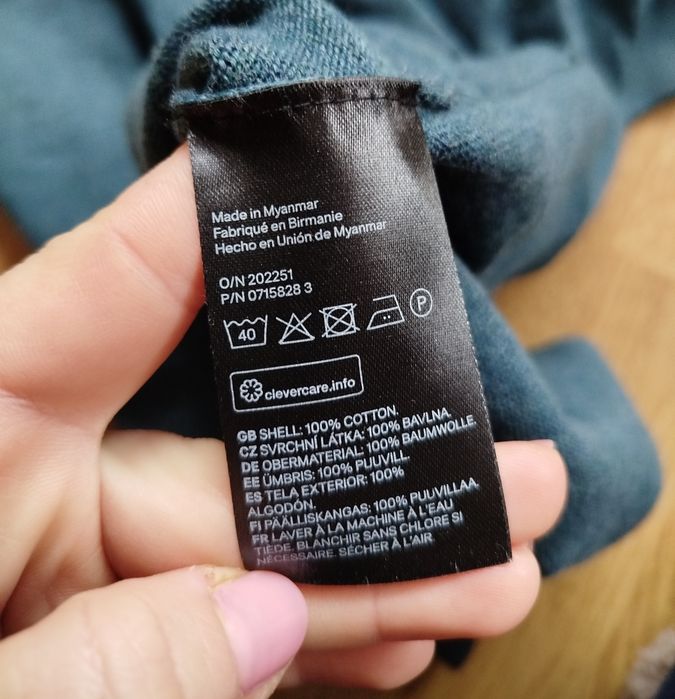 Sweter damski golfik półgolf bawełniany h&m