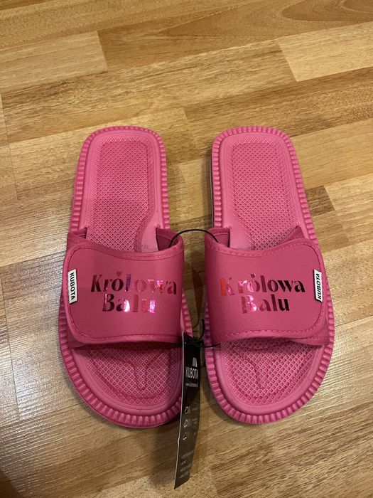 Limitowane klapki kubota rozowe rozmiar 39