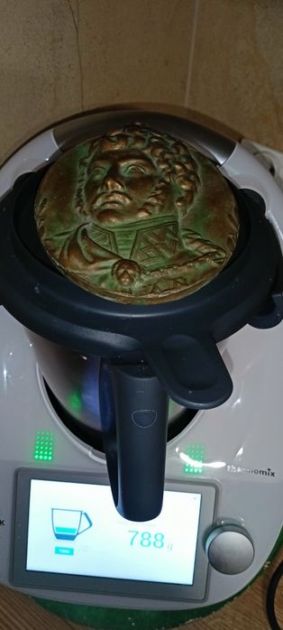 Medal, plakietka, ryngraf, obraz Ks. Józef Poniatowski z mosiądzu