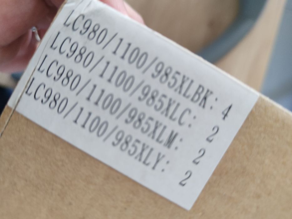 Zamienniki tuszy do drukarki HP LC980/1100/985 2x BK, 1 x Y, 1x M