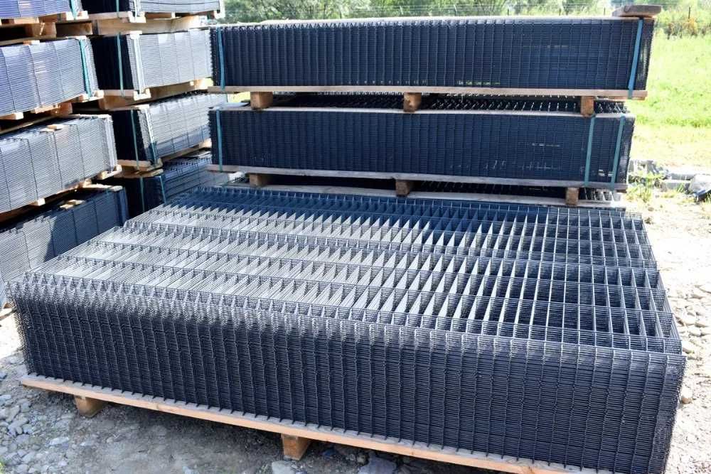 Kompletne ogrodzenie panelowe 123cm fi4 - 43zł/mb