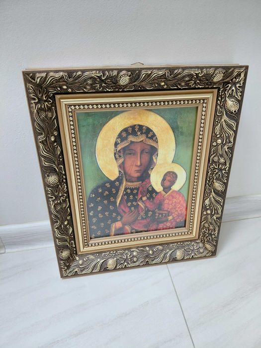 Matka Boska ikona obraz antyk