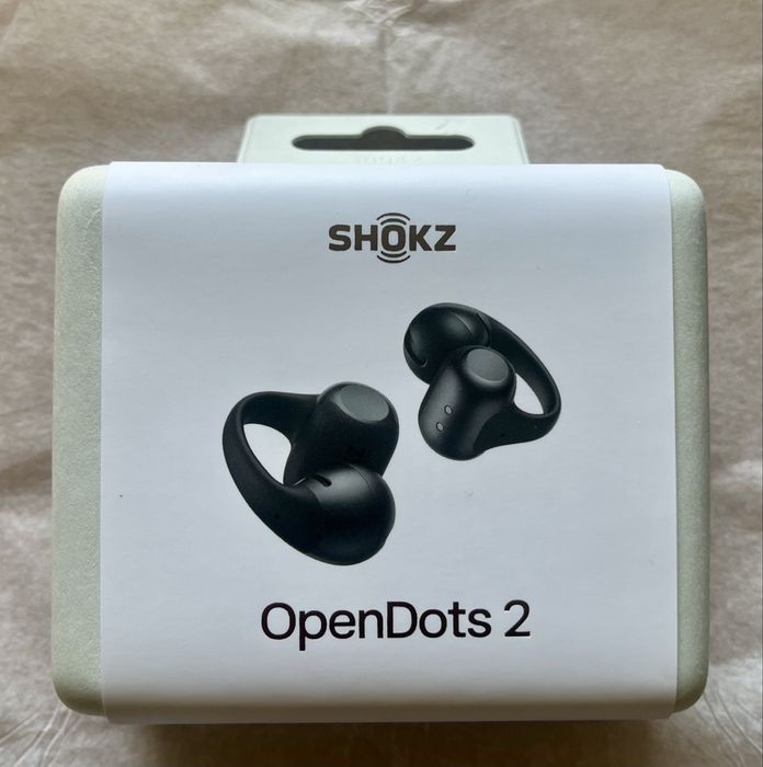 Sluchawki Shokz OpenDots 2 biala perla i czarne