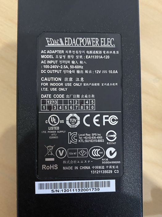 Carregador EdacPower