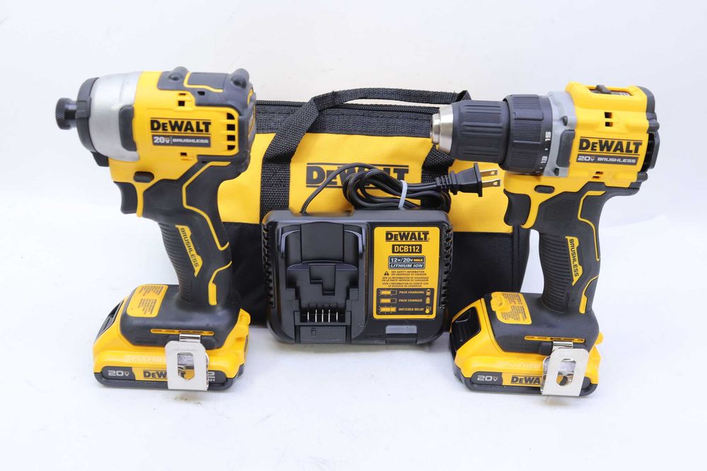 Zestaw DeWalt wiertarko-wkrętarka DCD794 zakrętarka DCF809 2x aku NOWY