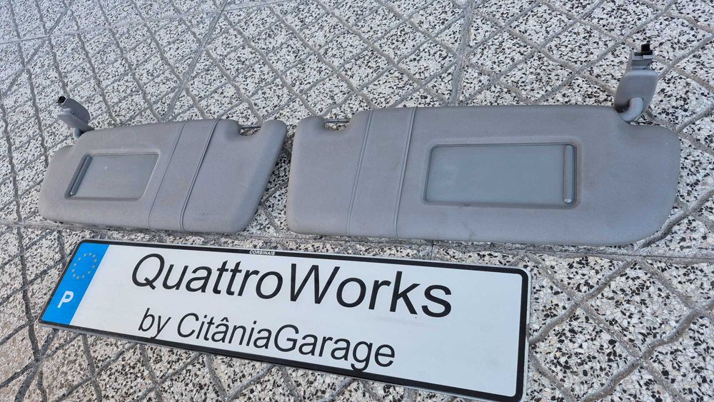 Palas sol iluminadas Audi A4 B5 A3 8L cinza facelift originais par