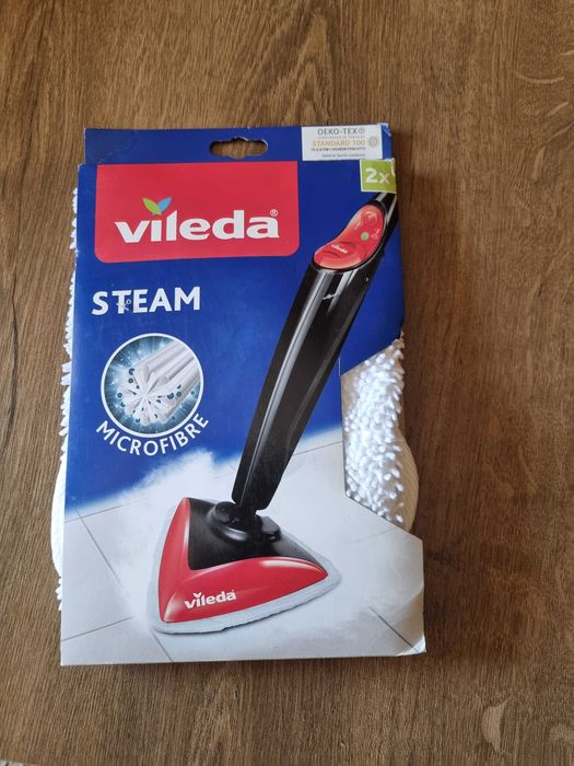 Vileda Wkłady do mopa parowego, biate, kompket 2szt