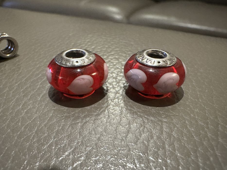 Pandora oryginalne murano serca