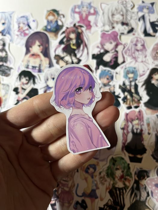 Стикеры, аниме, наклейки с аниме