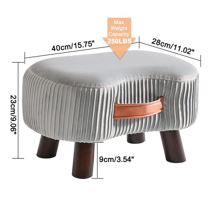 Ymyny podnóżek drewniany