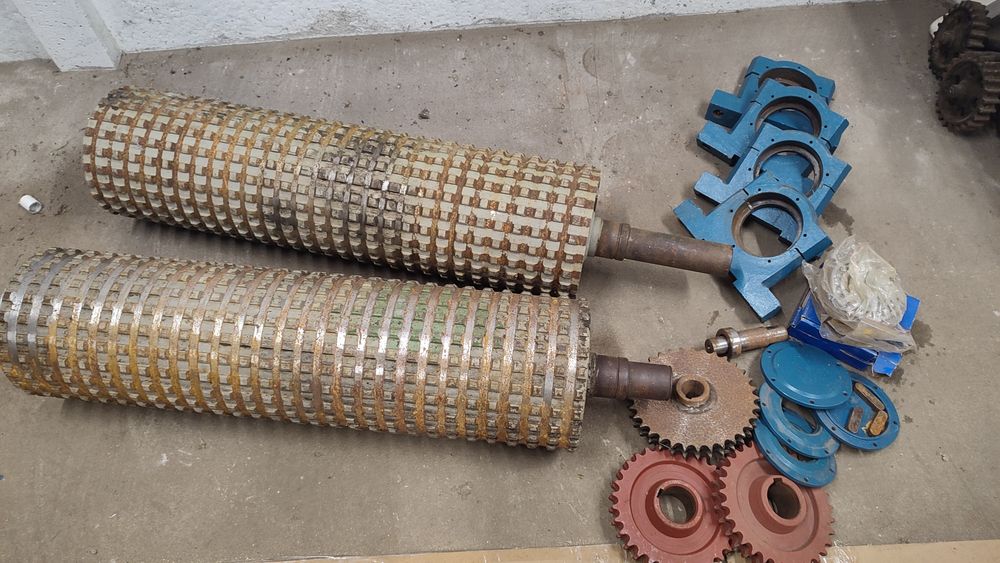 Kruszarka, wałki, walce kruszące do węgla ekogroszku, gruzu, torfu itp