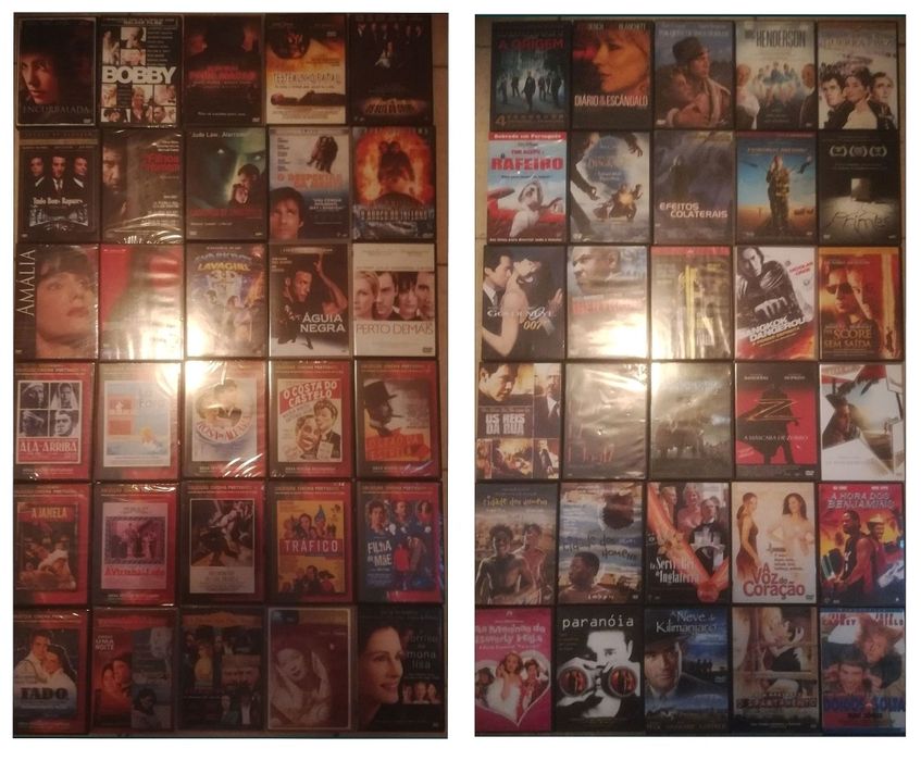 Lote 355 DVD's originais (LOTE 21)